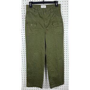 Frame army green utility pants size 27